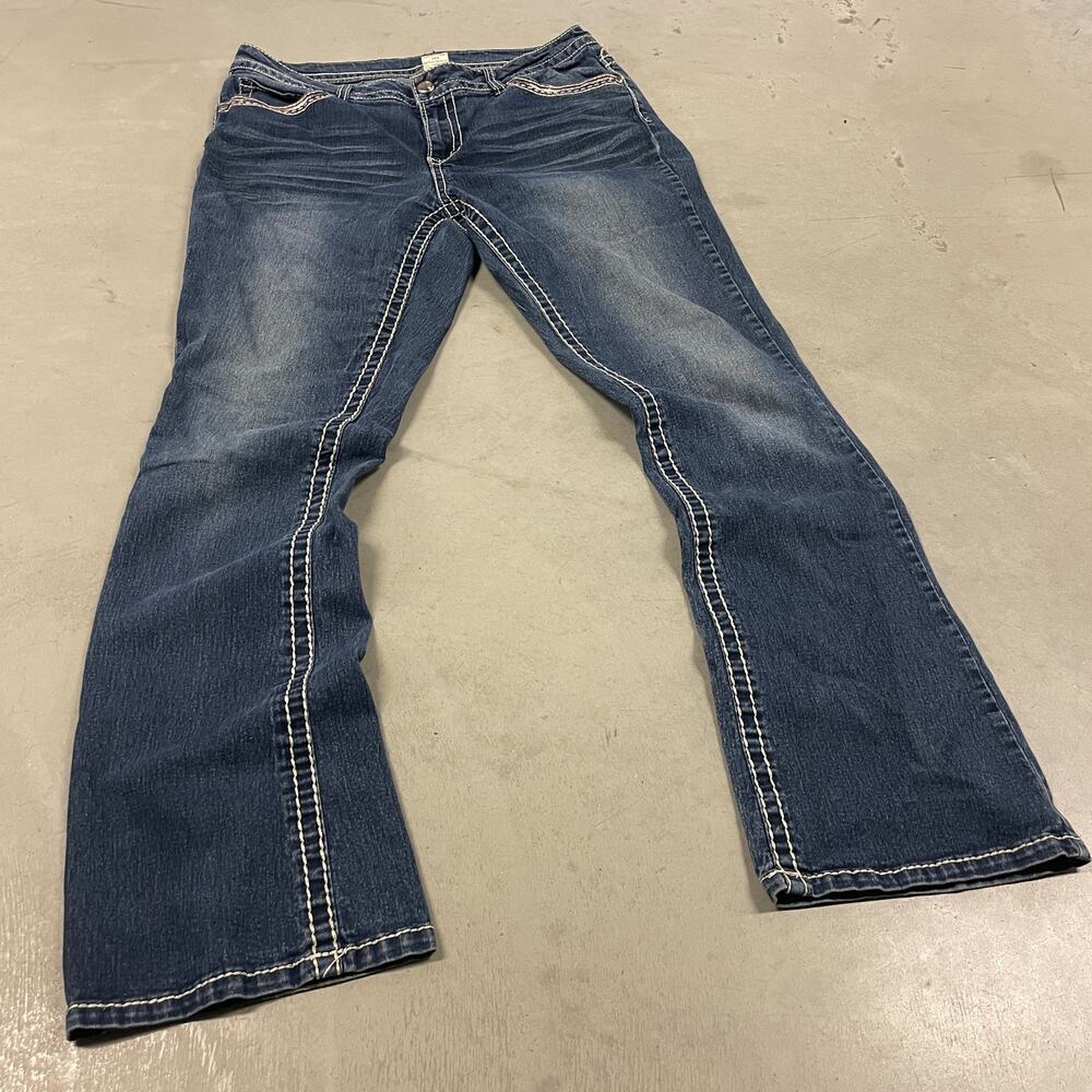 Y2K low rise faded glory bootcut jeans 32x31